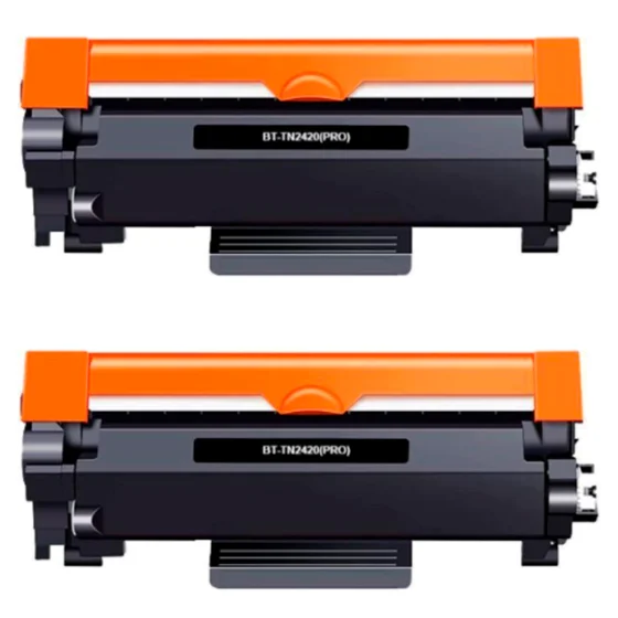 Brother 2 toners TN2410/TN-2420 Toner compatible con Brother TN2420 MFC-L2710DW L2712DN L2712DW L2730DW L2732DW L2735DW