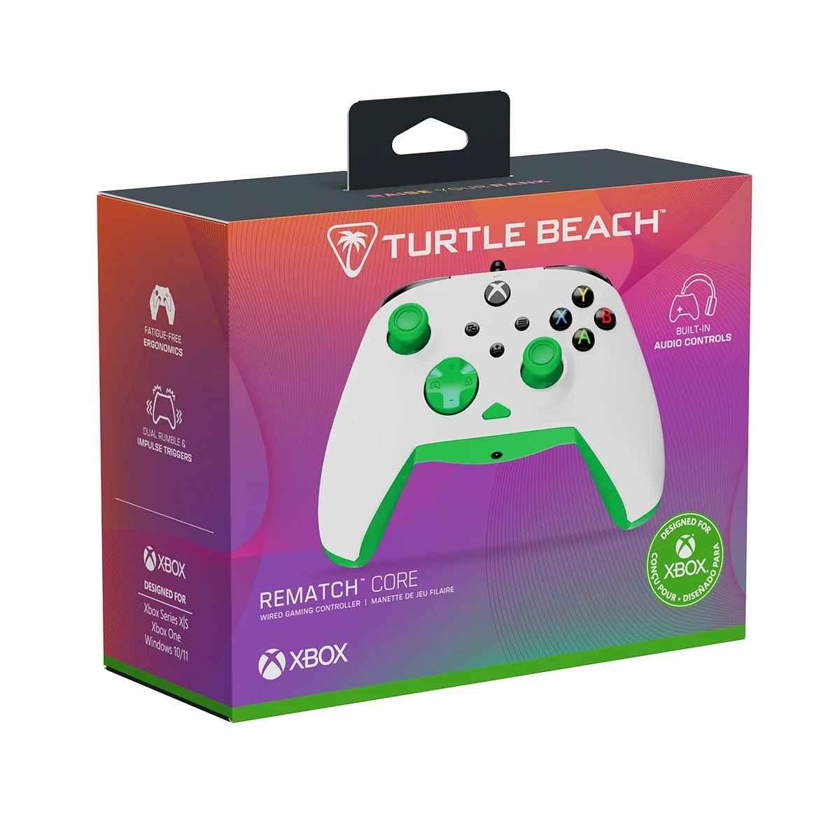 Turtle Beach Blanco Mando Rematch Core Y Verde Para Xbox - Imagen 4