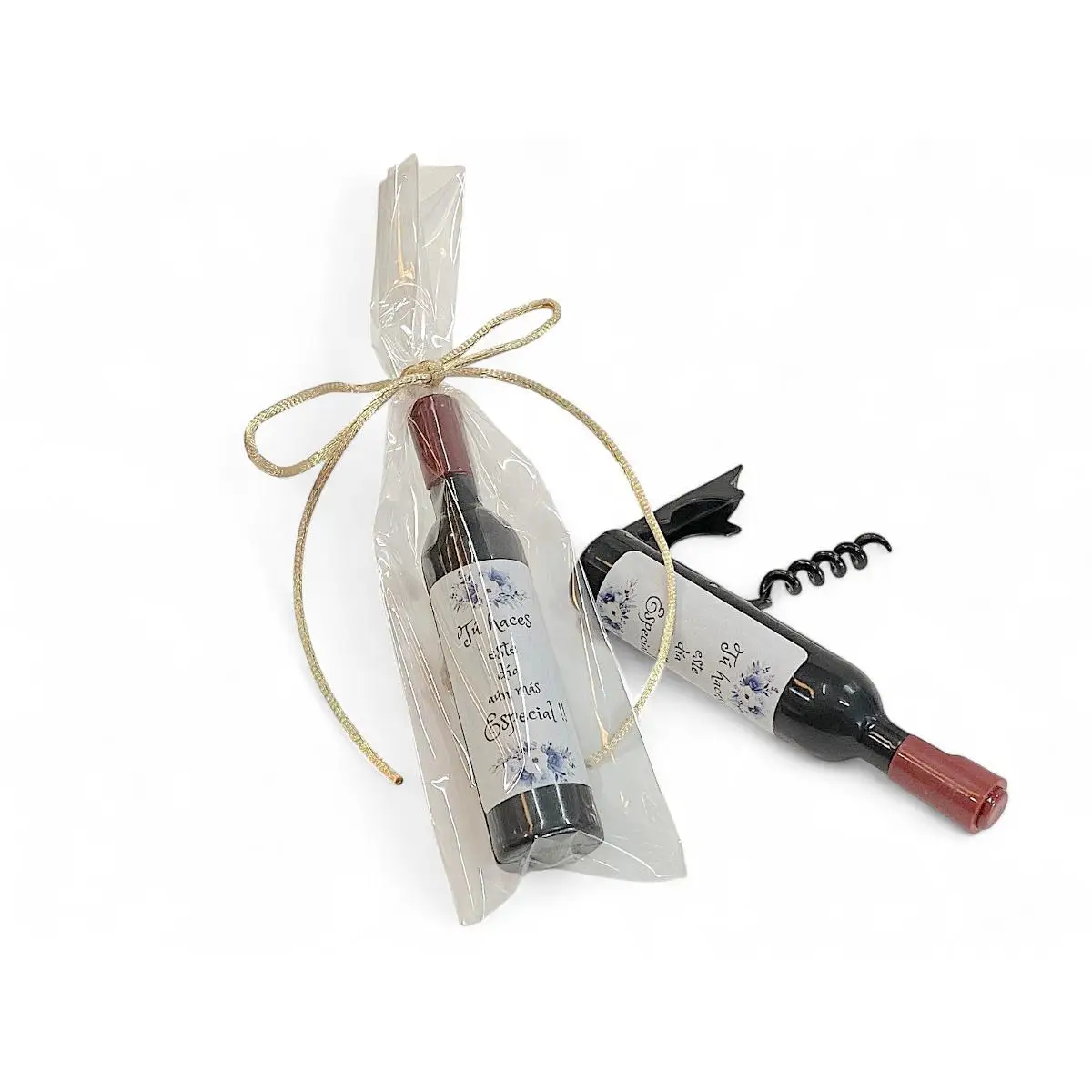 Pack de 20/50 sacacorchos con forma de botella, con imán - regalos para bodas, comuniones y bautizos - regalos para invitados de boda, comuniones, bautizos, aniversarios