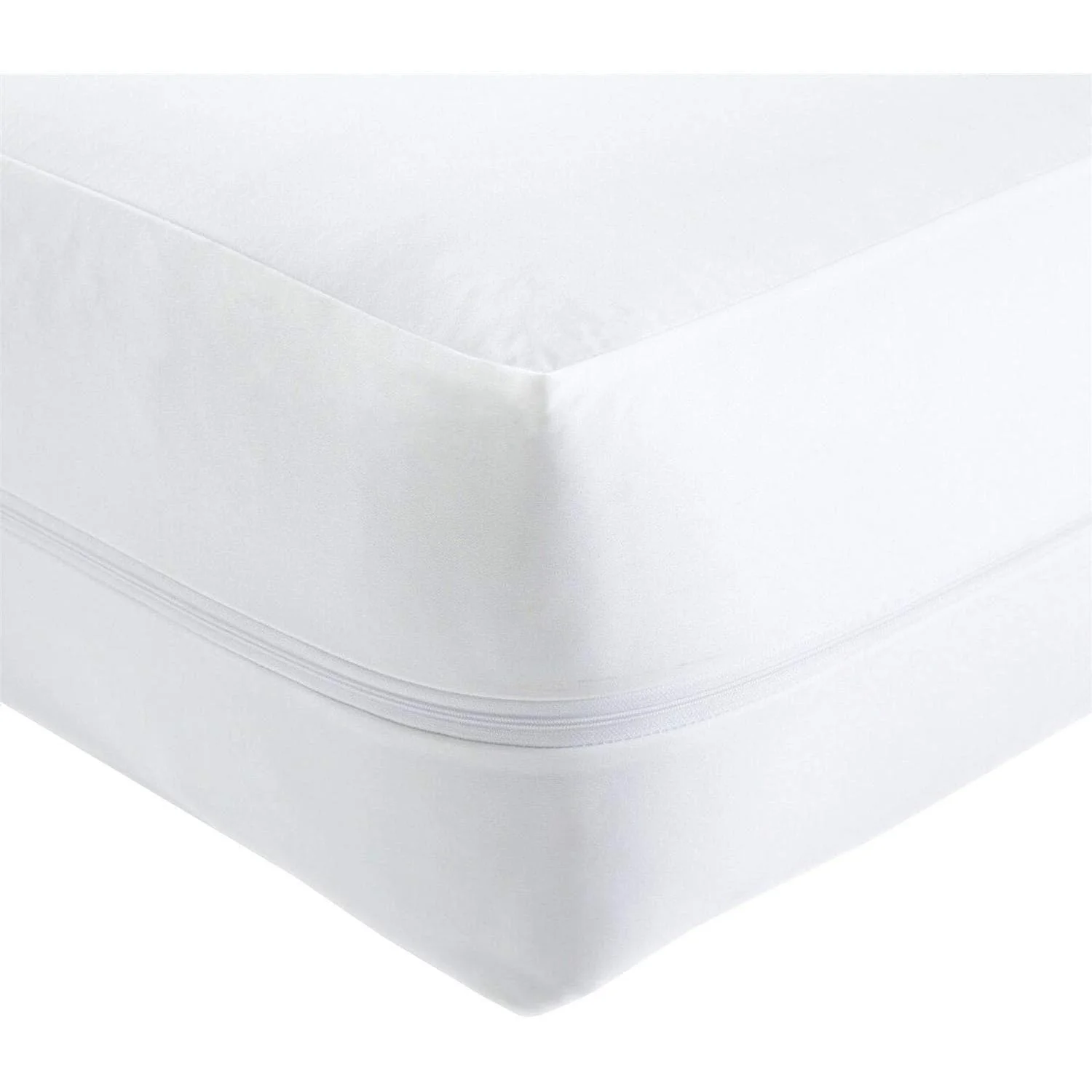 Protector De Colchon Funda con altura 27 cm Transpirable con Cremallera 100 Microfibra, Protector Tacto Liso y Suave, Fabricado en ESPAÑA,, Mejor Precio