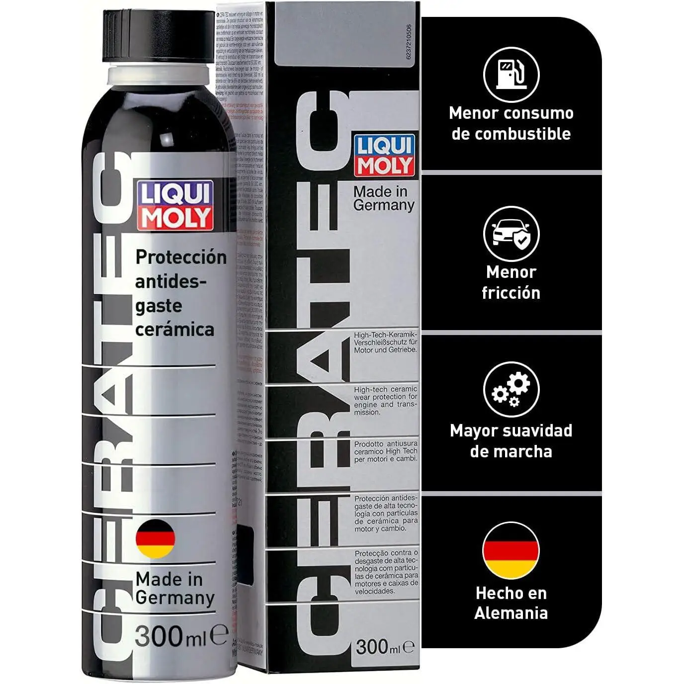 Liqui Moly Ceratec - Tratamiento cerámico antidesgaste para motores - Envase de 300 ml