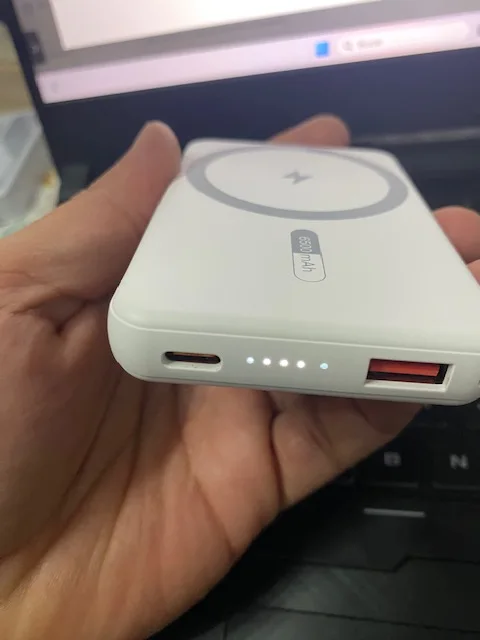 Power bank 10000mah, 6500mah, 5000mah, magnetic magsafe – wireless external battery for efficient charging with lightning port – compatible with iphone 12/13/14/15 pro/mini/pro max – best quality and price!