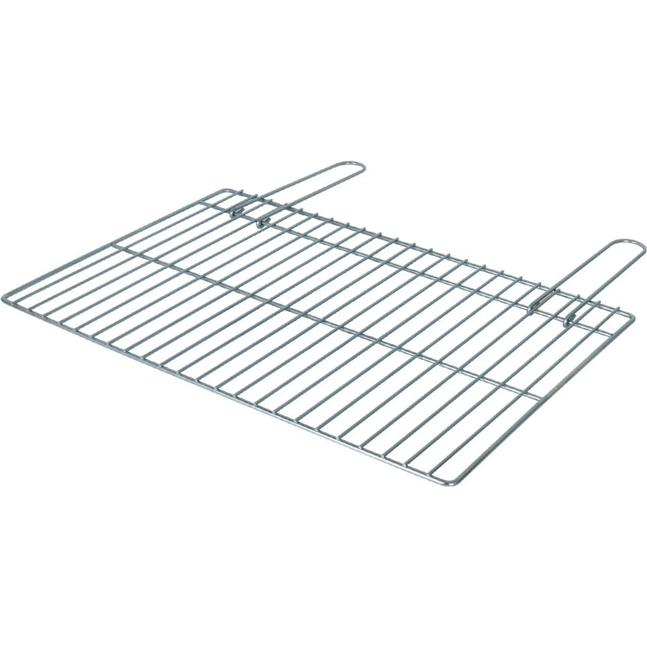 Algon - Parrilla Barbacoa 60x40cm Simple Zincada - Resistente y Duradera - Fácil de Limpiar - Versátil para Exteriores - Portátil y Compacta