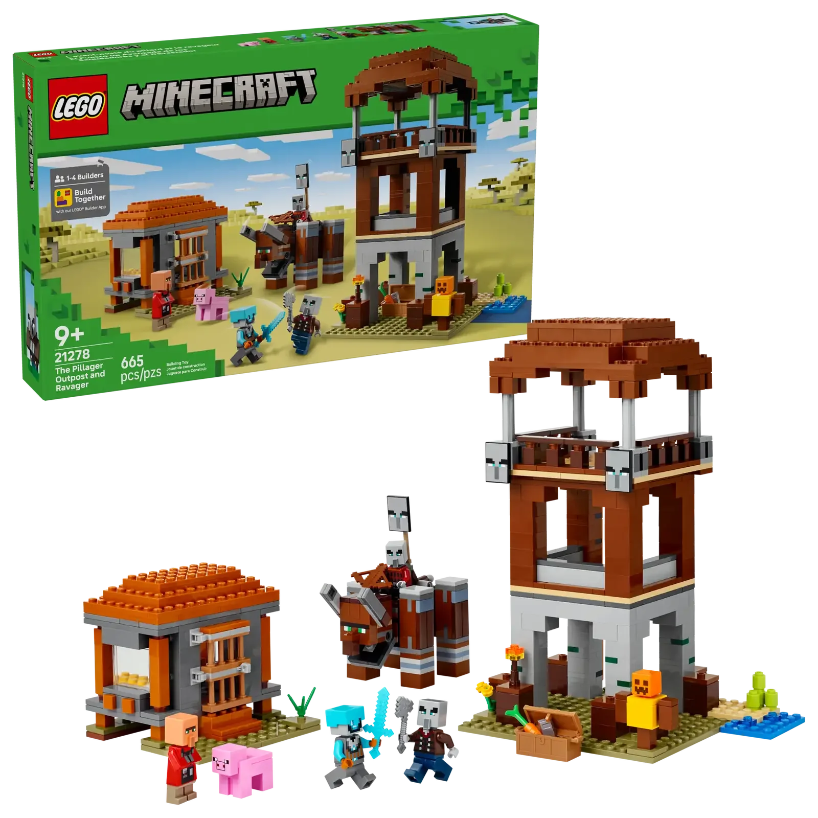 LEGO LEGO Minecraft El Puesto de Avanzada de los Guardianes (21278)