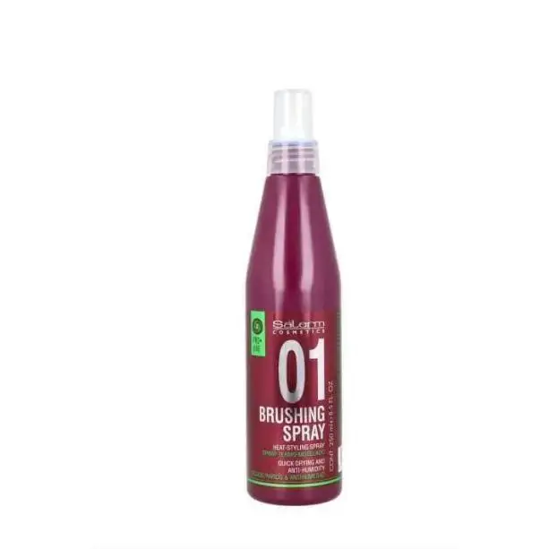 Spray de Peinado Brushing Salerm Cosmetics , Protector Térmico, Anti Frizz 250 Ml.