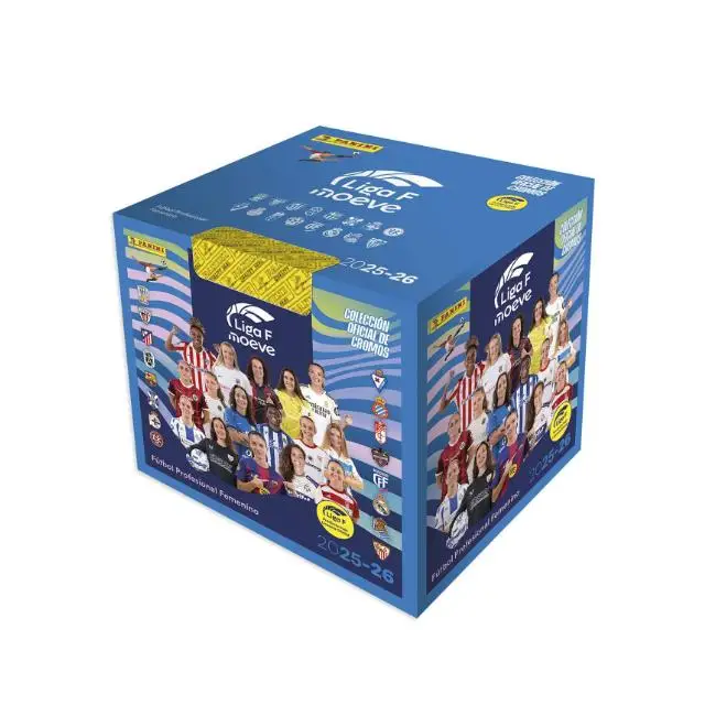 Liga Femenina 2025/26 (LigaF) - Caja 50 sobres - Colección Oficial Panini Garantizado