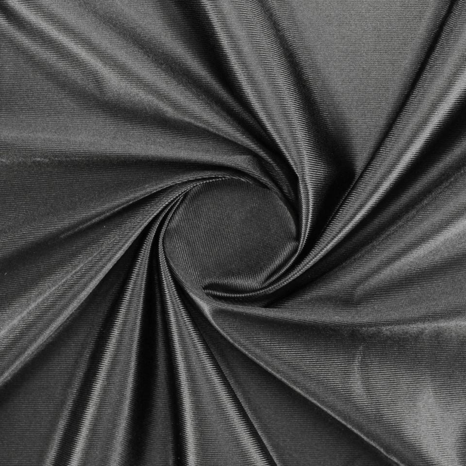 Warehouse house Angel fabric satin Carnival black COLOR scratchage by meter, width 150cm