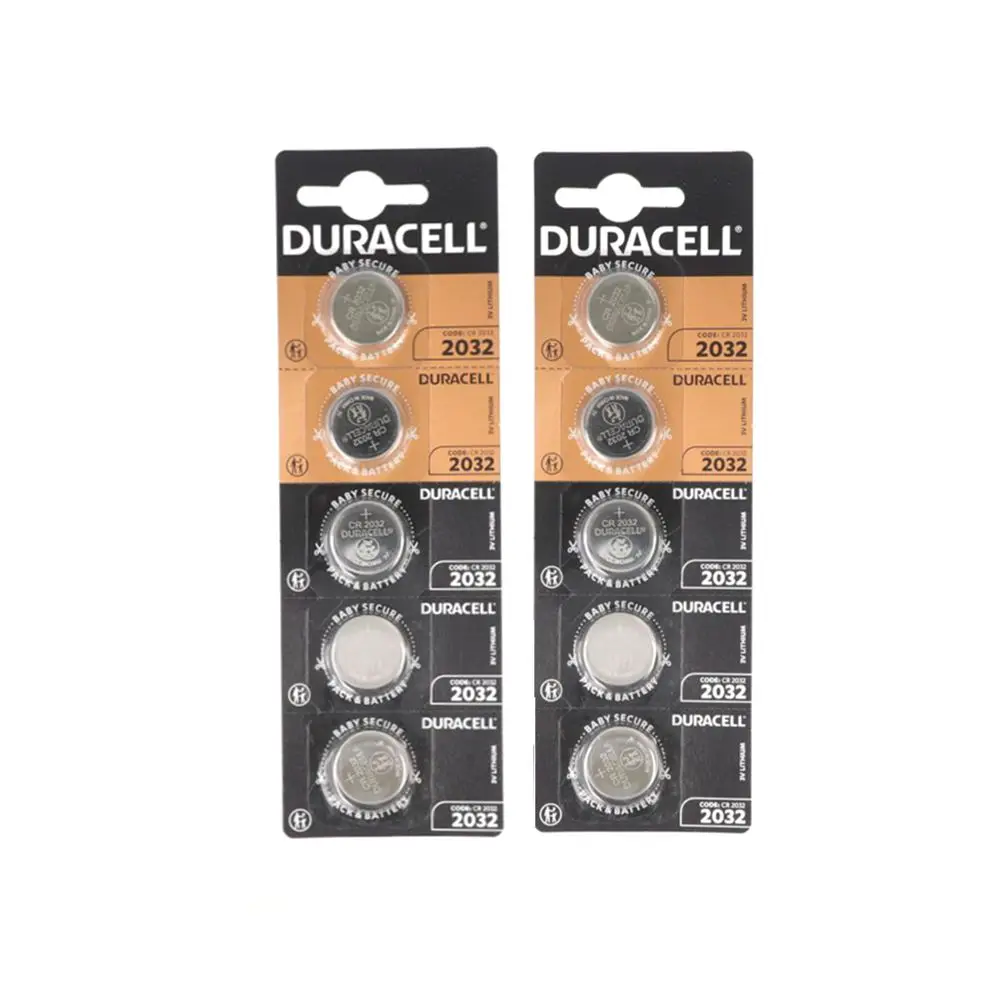 Duracell Litio CR2032 3v Paquete de 5*2-10PSC Pilas