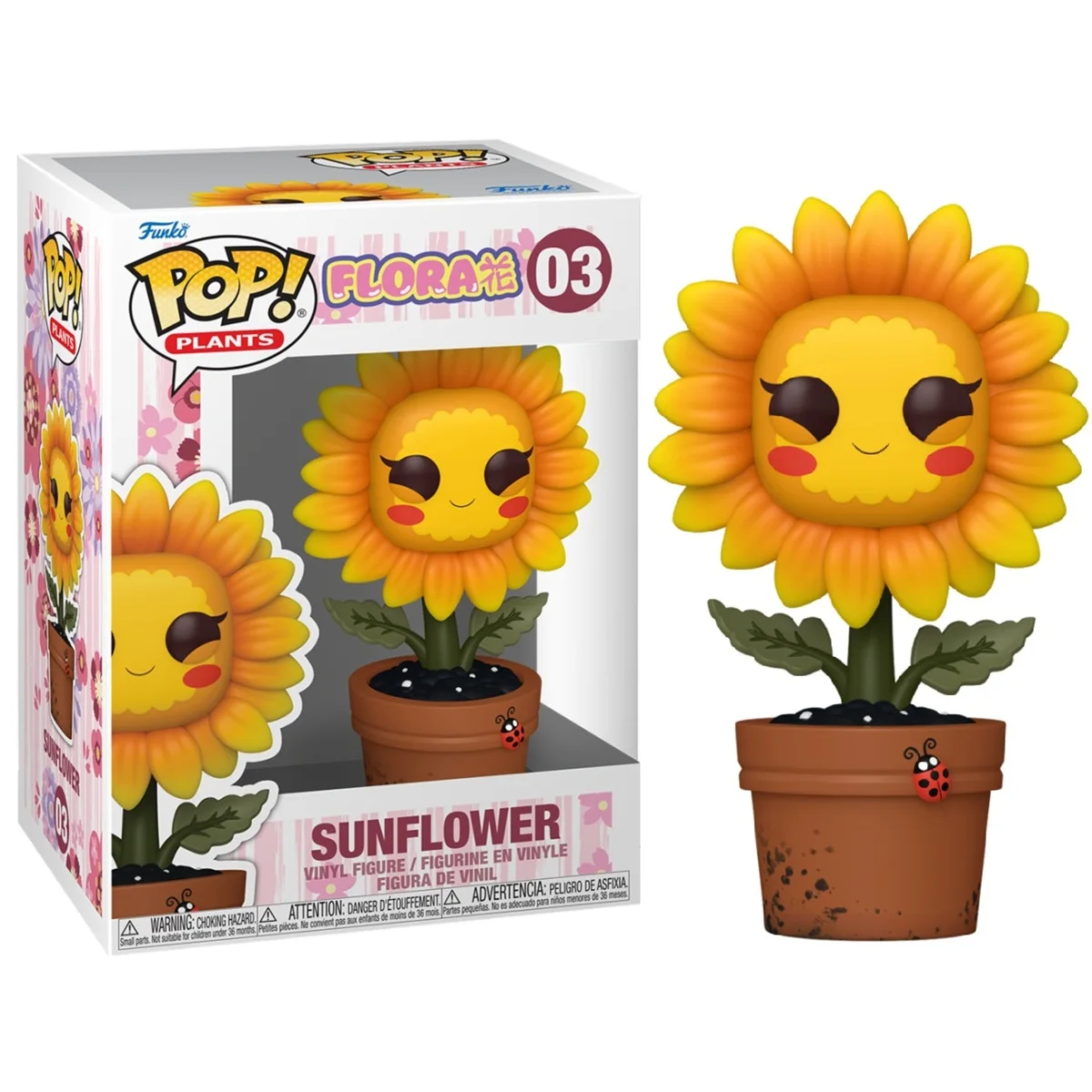 FUNKO POP! PLANTAS: FLORA - GIRASOL, 88383, Nº03, TIENDA CON LICENCIA OFICIAL