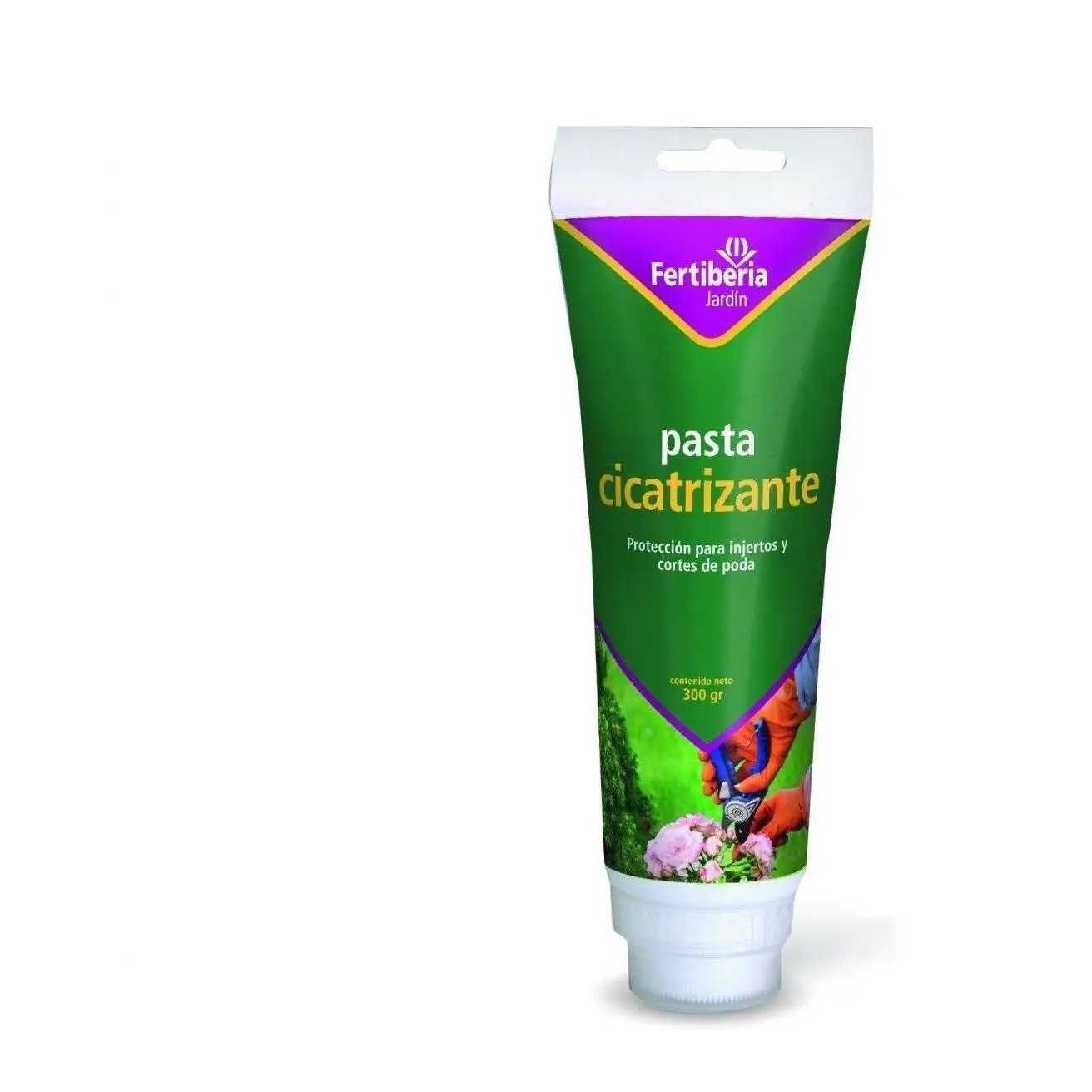 Masilla FERTIBERIA para protección injertos, cortes de poda y roturas - 300g (Pincel aplicador)