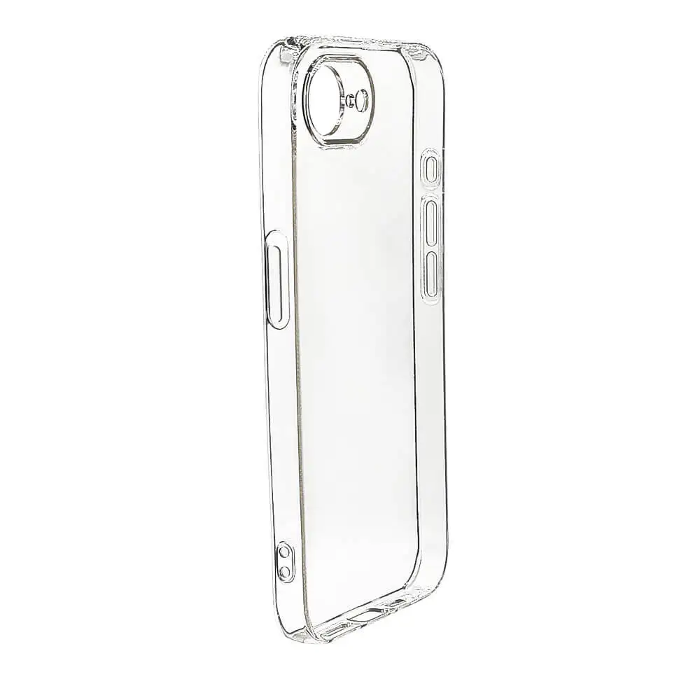 Mercachip Carcasa transparente para Iphone 16e - protección a arañazos y golpes