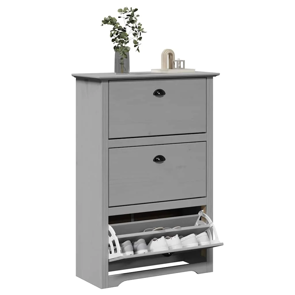 Zapatero BODO gris 80x35x118 cm