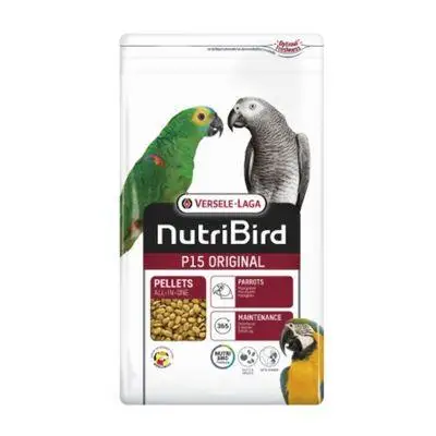 VERSELE-LAGA NUTRIBIRD P15 ORIGINAL PARA LOROS. Pienso con Proteínas equilibradas para una mayor Longevidad y Crías más Sanas