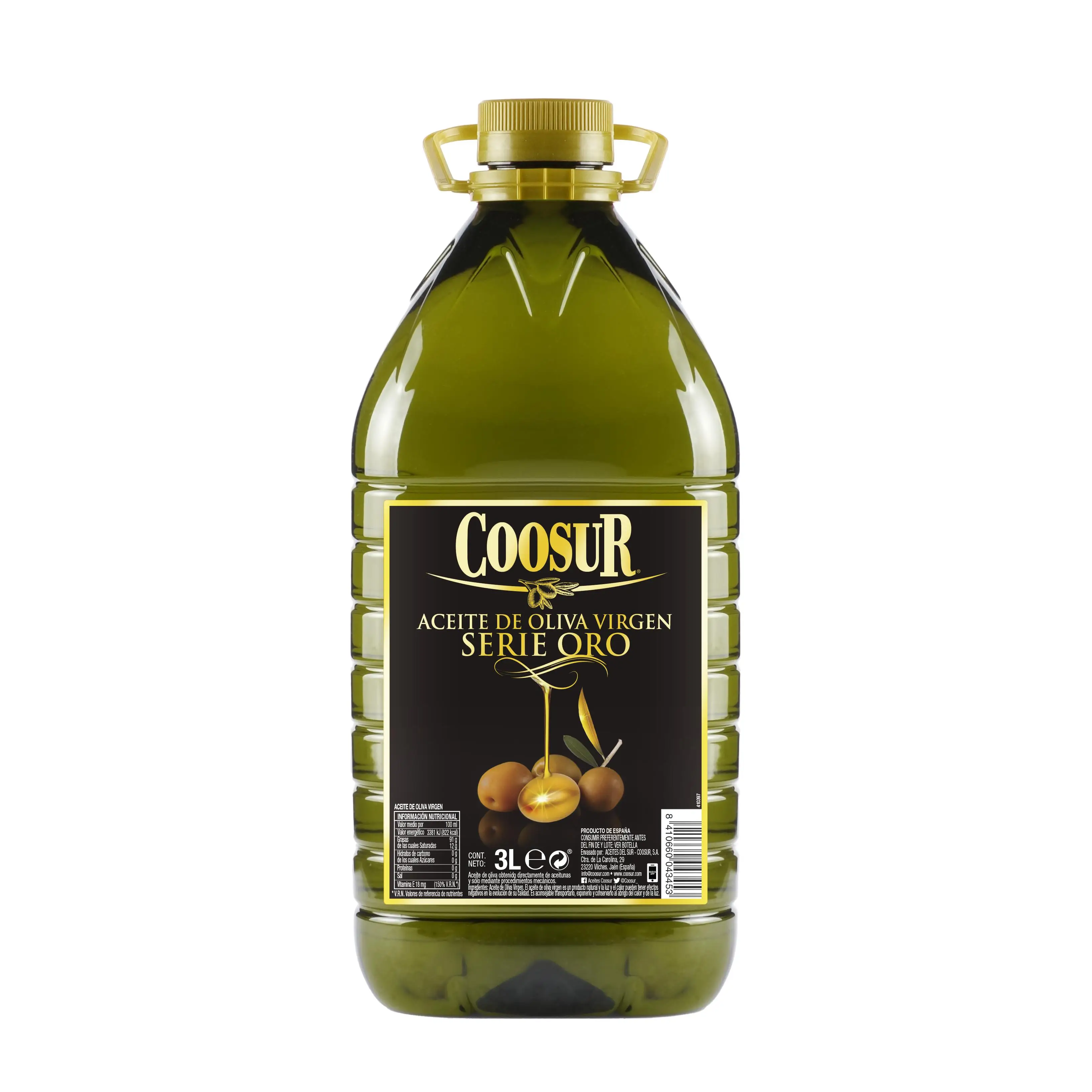 Aceite de oliva virgen Coosur Serie Oro | 3L 🫒