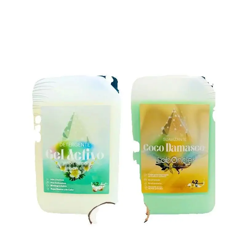 PACK LAVADO DETERGENTE DE COCO Y SUAVIZANTE DE VAINILLA ORINIGAL DE LABONCLER