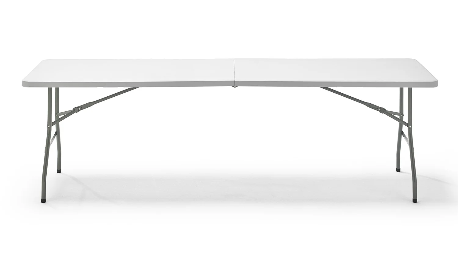 KG KITGARDEN Multifunctional Portable Folding Table, 240x74x74cm, White