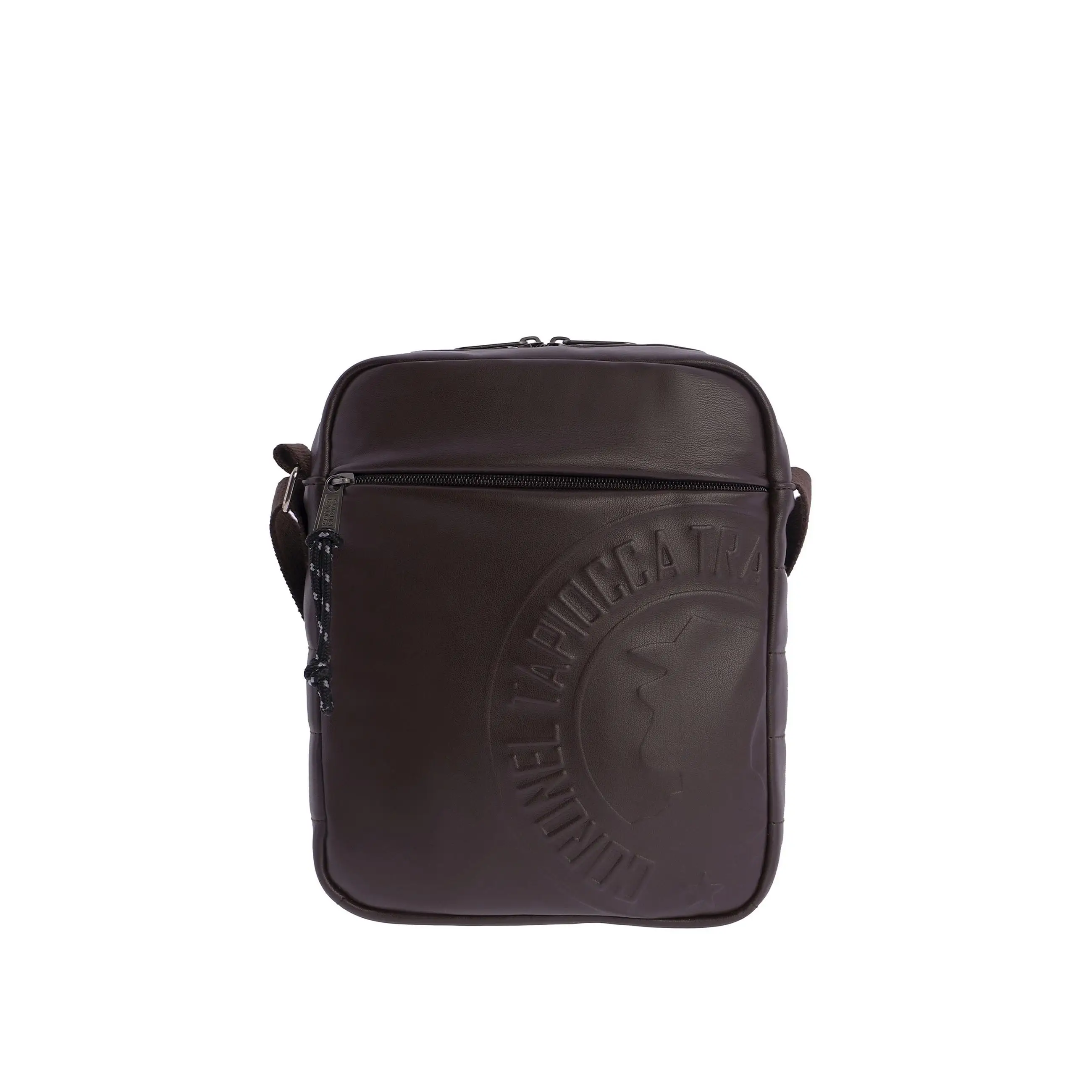Bolso bandolera para hombre CORONEL TAPIOCCA Alfonso de piel sintética con cremallera.