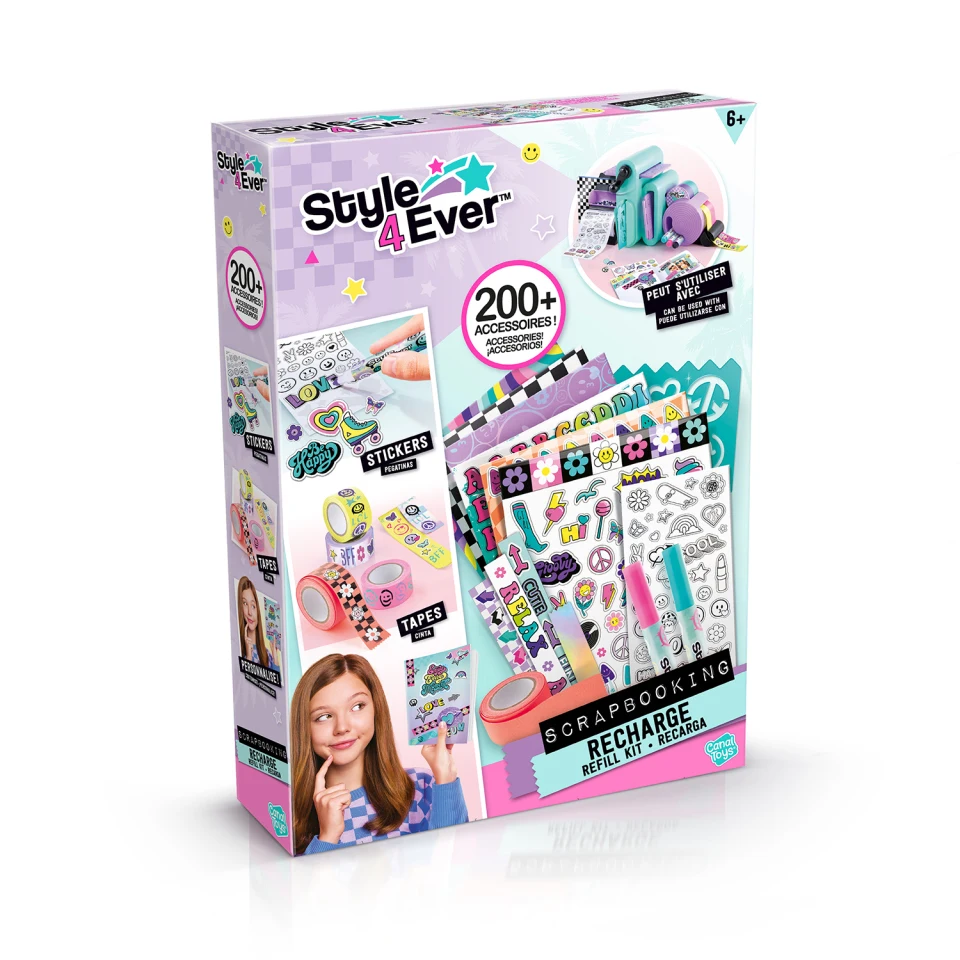 Repuesto Taller de decoración - Scrapbooking 3 in 1 Station Refill - Style 4 Ever - Canal Toys - OFG283