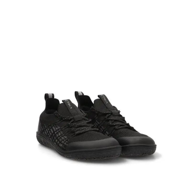 Zapatillas Respetuoso/barefoot Etika - Mujer - Suela Plana - Modelo 50229 - Color Negro
