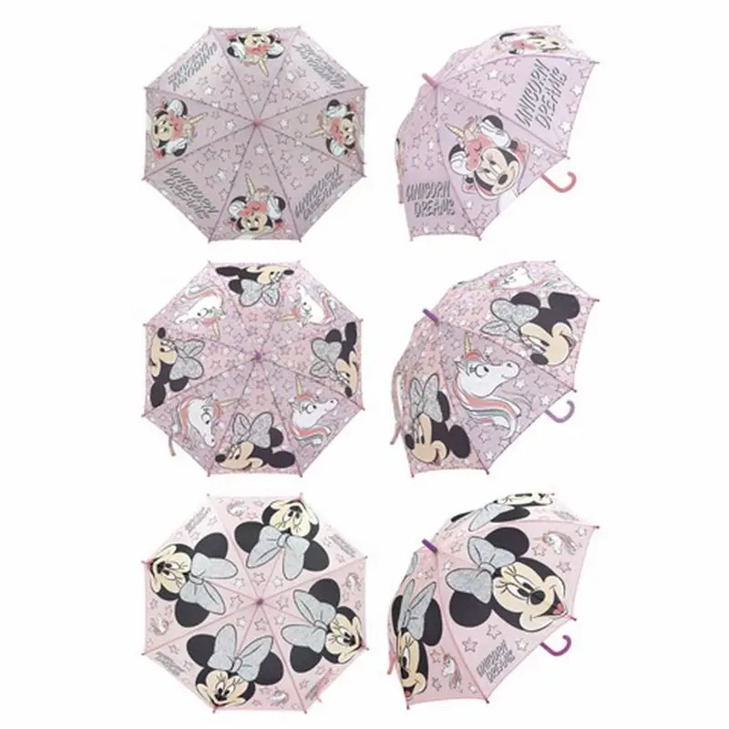 Arditex Paraguas Automático Minnie Mouse 48cm - Resistente Al Agua