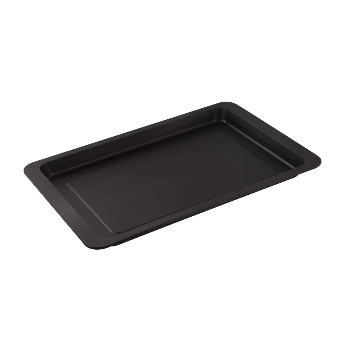 Zenker Bandeja Horno Universal Antiadherente de Acero con Revestimiento Teflon para Pizza, Brazo de Gitano, empanada, ga, Negro, 37 cm
