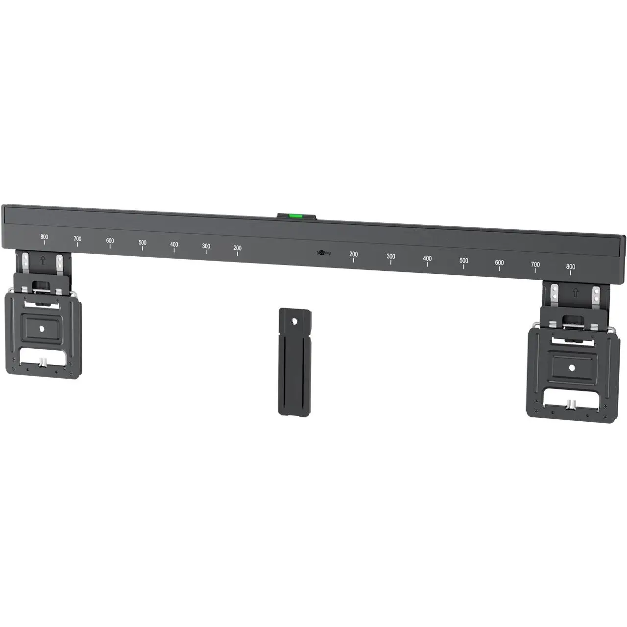 Soporte de pared para TV ultraslim básico fijo (xl), negro, soporte para televisores de 43 a 100 pulgadas (109 - 254 cm), máx. 75 kg, diseño ultraplano con 9,5 mm de espacio libre en la pared.