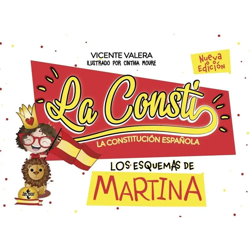 Spanish Constitution book. The Martina schemes. Editorial TECNOS year 2023 author Valera, Vicente ISBN 9788430987603 #1