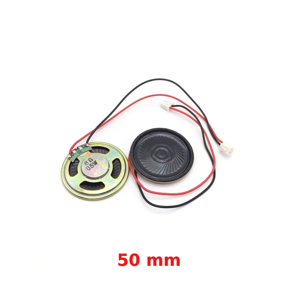 MINI ALTAVOZ 0,5W 8 OHM 50 MM con cable con terminal ph 2.54mm