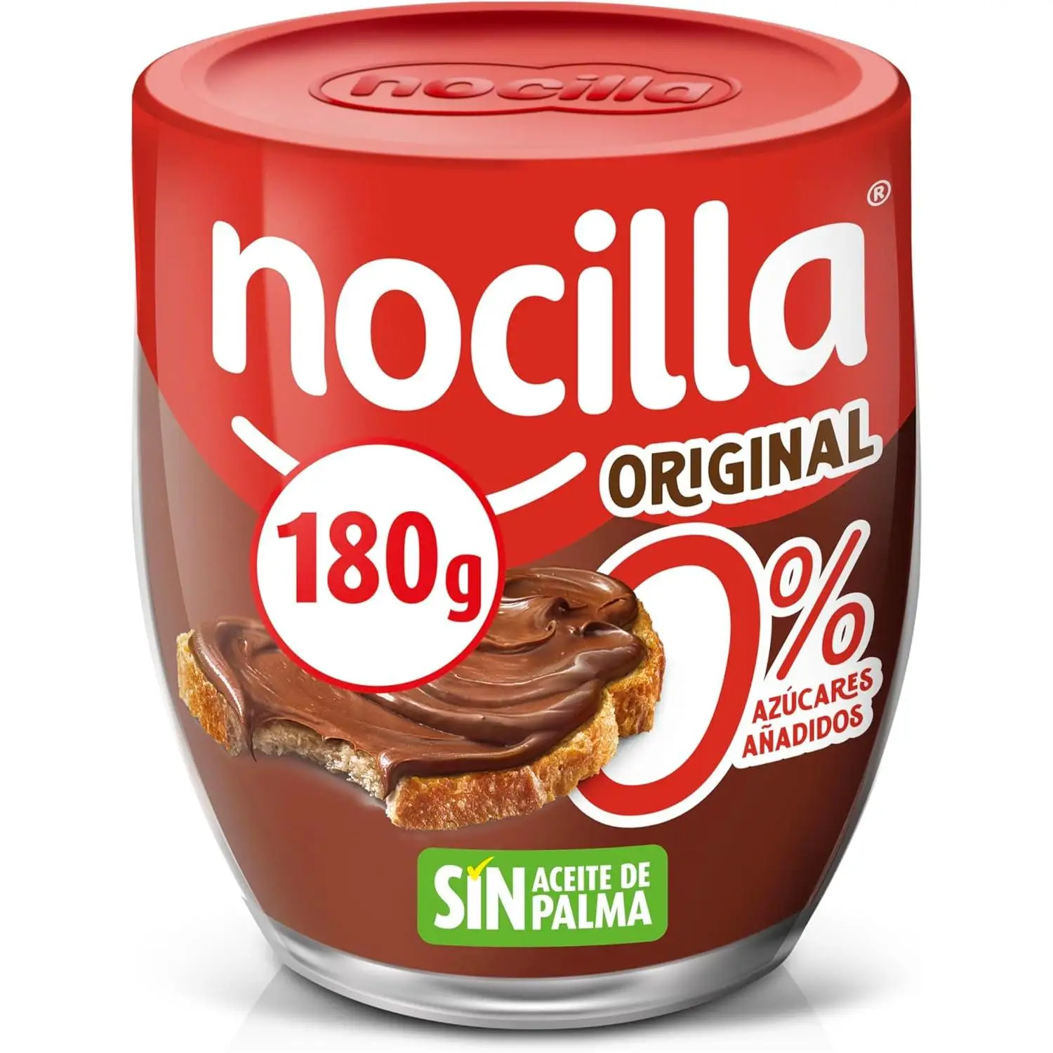 Nocilla -Original 0% added sugars, without palm oil, 180g