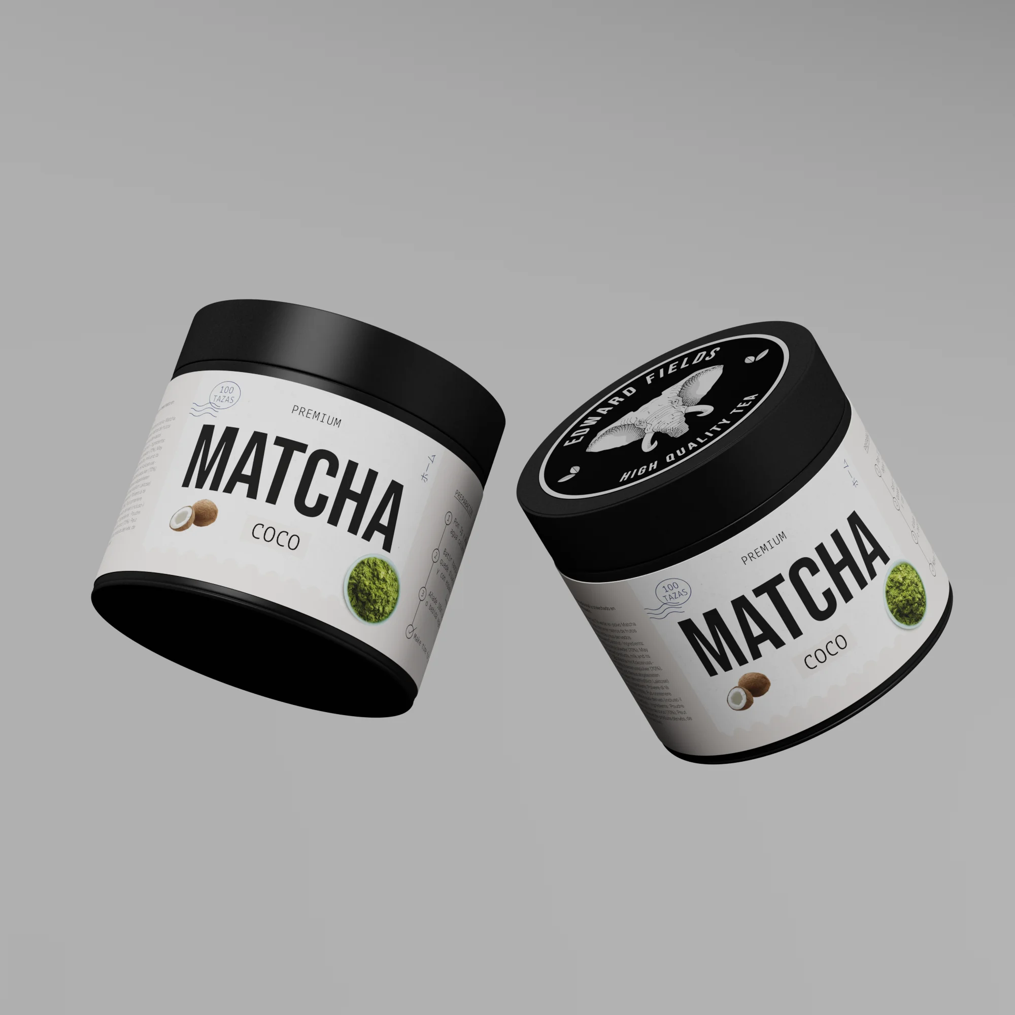 Matcha tea Premium coconut 100g