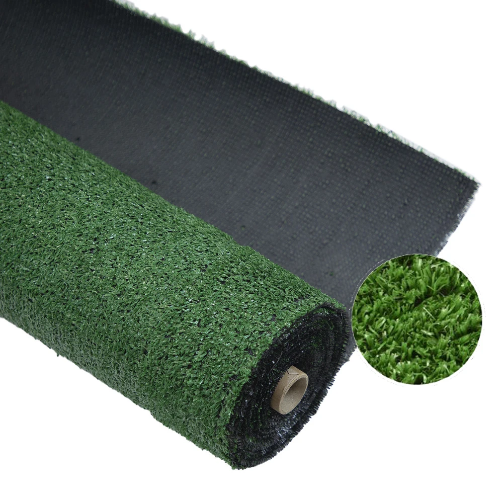 Rollo de Césped Artificial Moqueta de 7 mm Hierba SintéticaIdeal para Terrazas, Balcones, Jardines y Patios