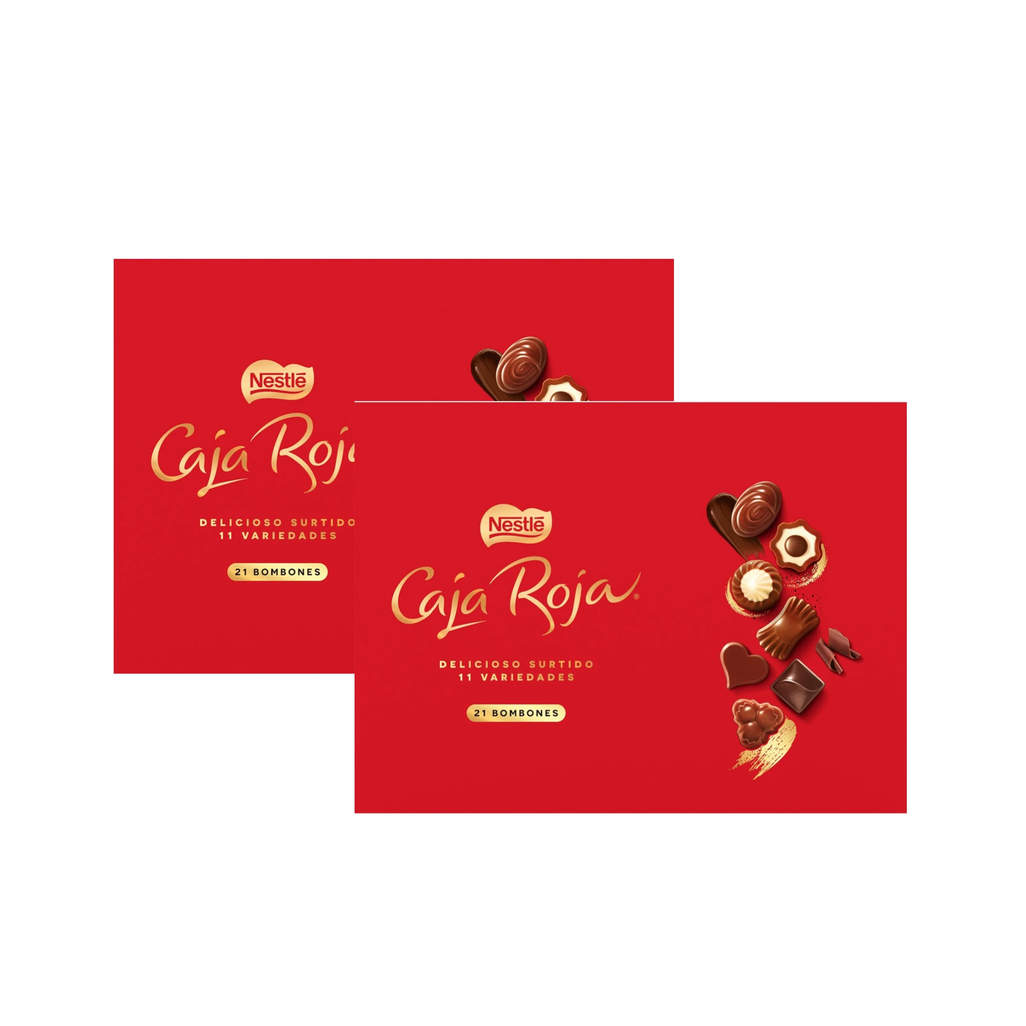 Nestlé red box【value pack】milk chocolate bonbons case 198g x2 boxes