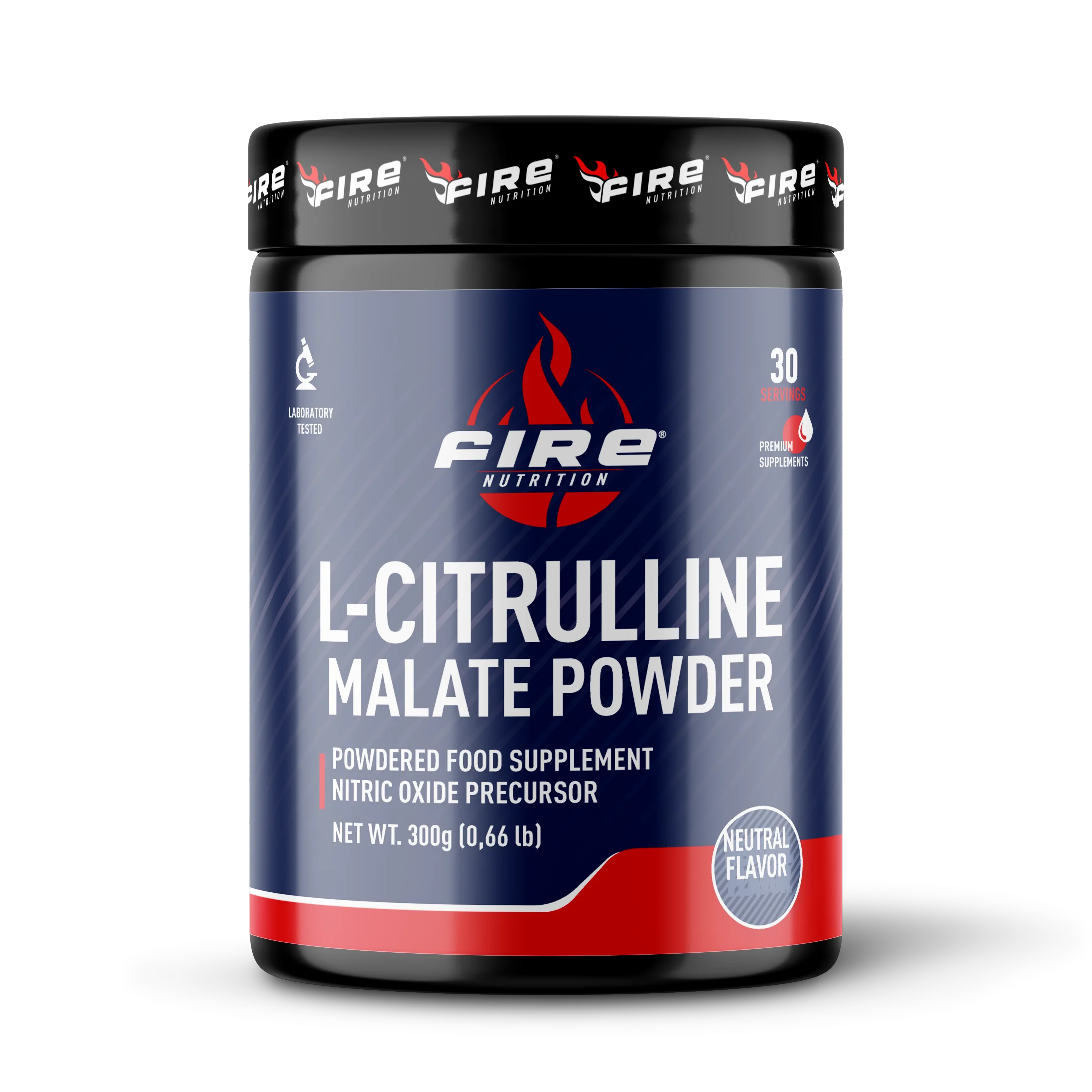 L-Citrullina Malato Fire Nutrition 300 g in Polvere | 30 Servizi | Gusto Neutro