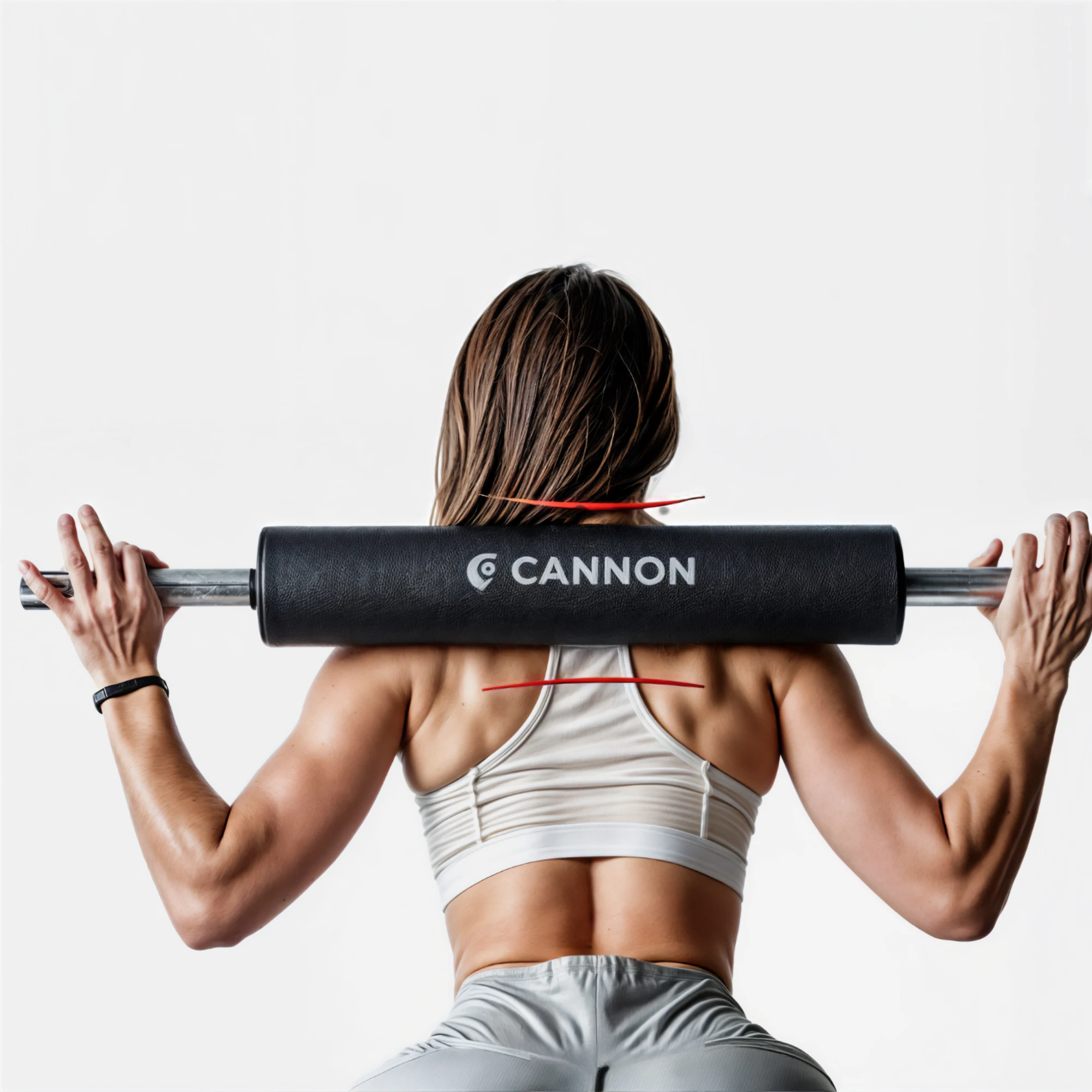 CANNON Almohadilla Protectora para Barra – Protección Ergonómica para Cuello y Hombros, Ideal para Sentadillas y Levantamiento de Pesas, Espuma Gruesa y Antideslizante para Soporte Seguro