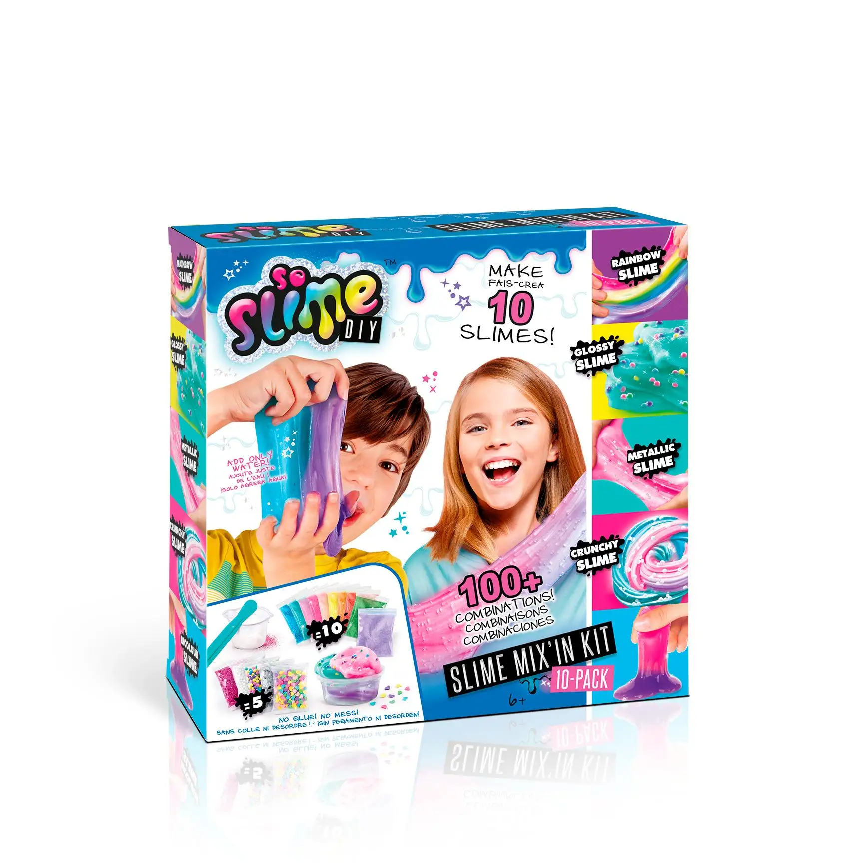 Slime mix in kit 10 pack - so slime - canal toys - ssc184