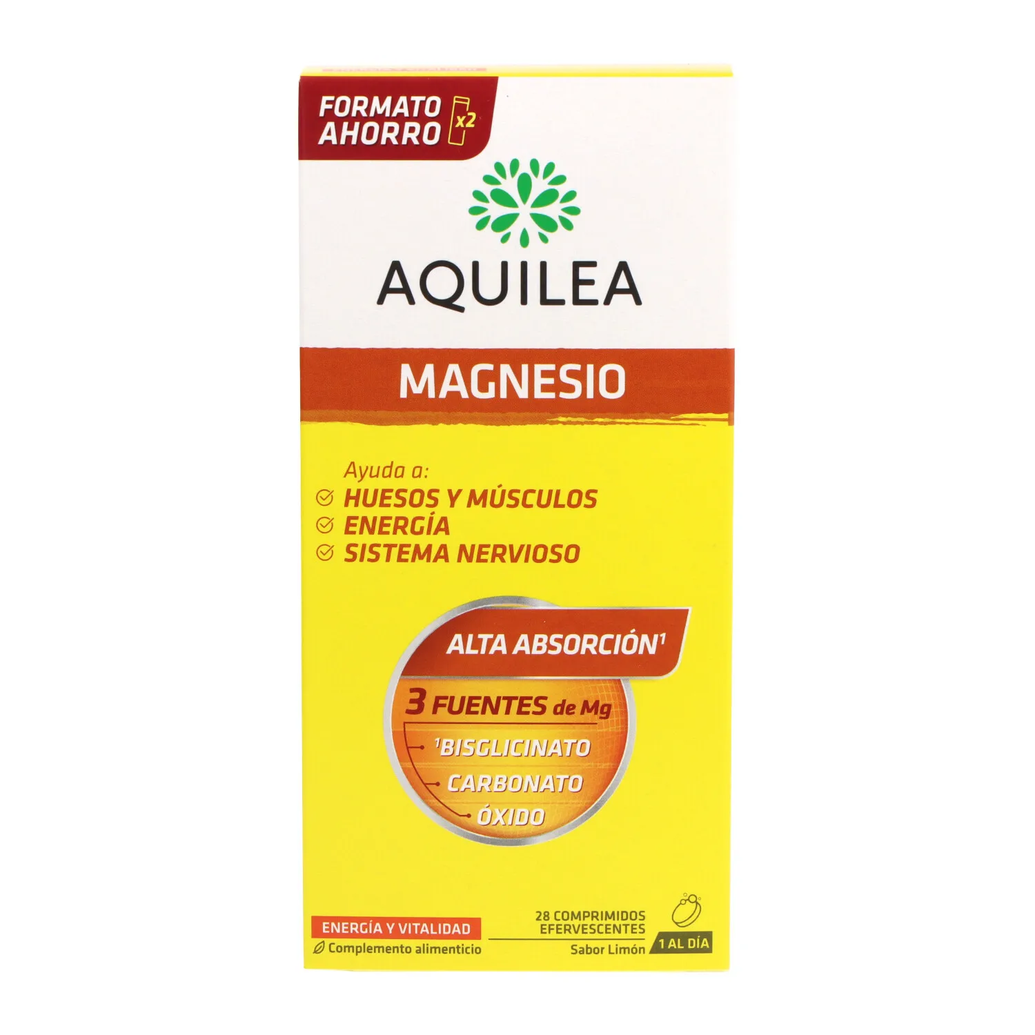 Aquilea Magnesio 300 Mg 28 Comprimidos Efervescentes Limón 28 Ct - Imagen 5