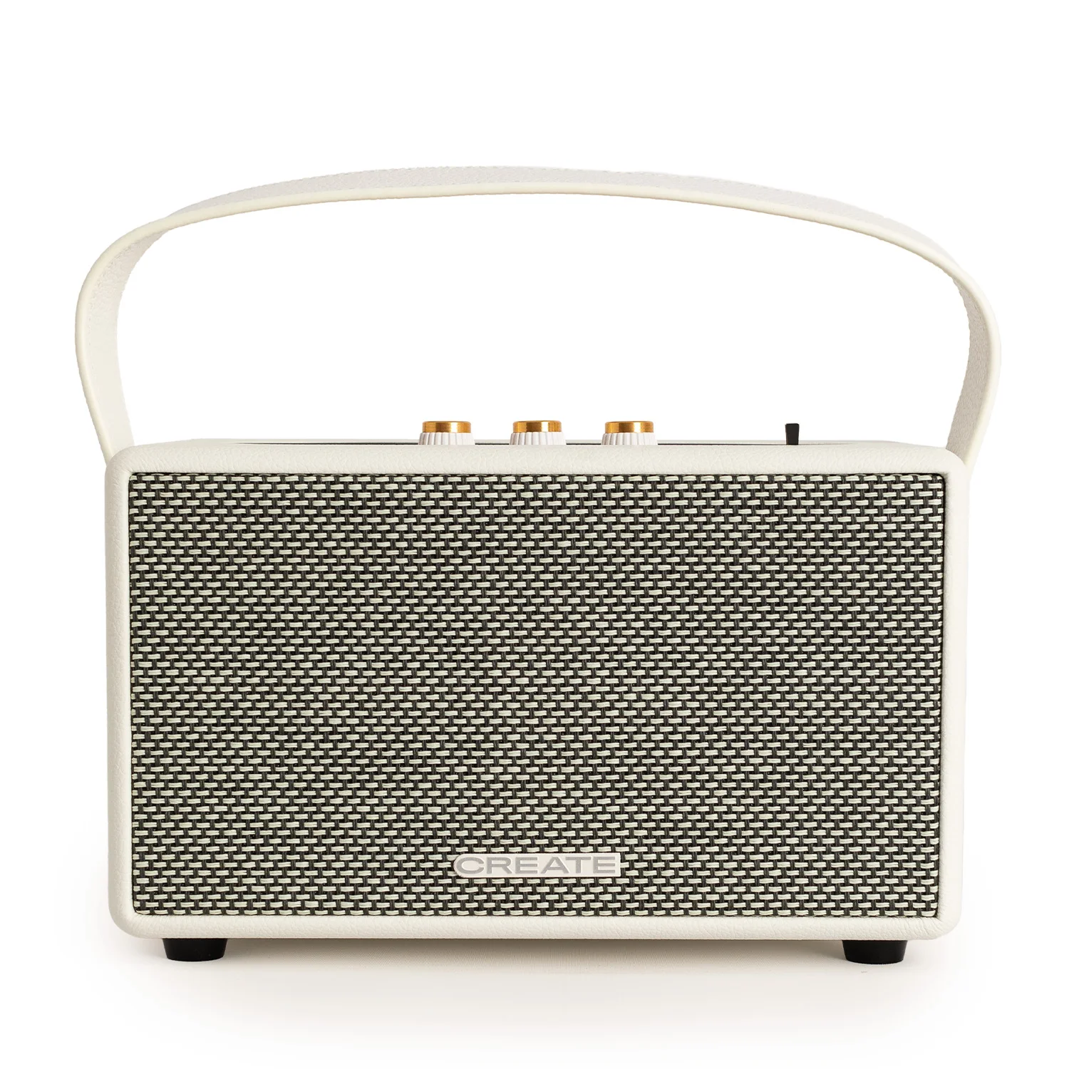 Create - portable speaker with bluetooth, usb and aux - speaker retro