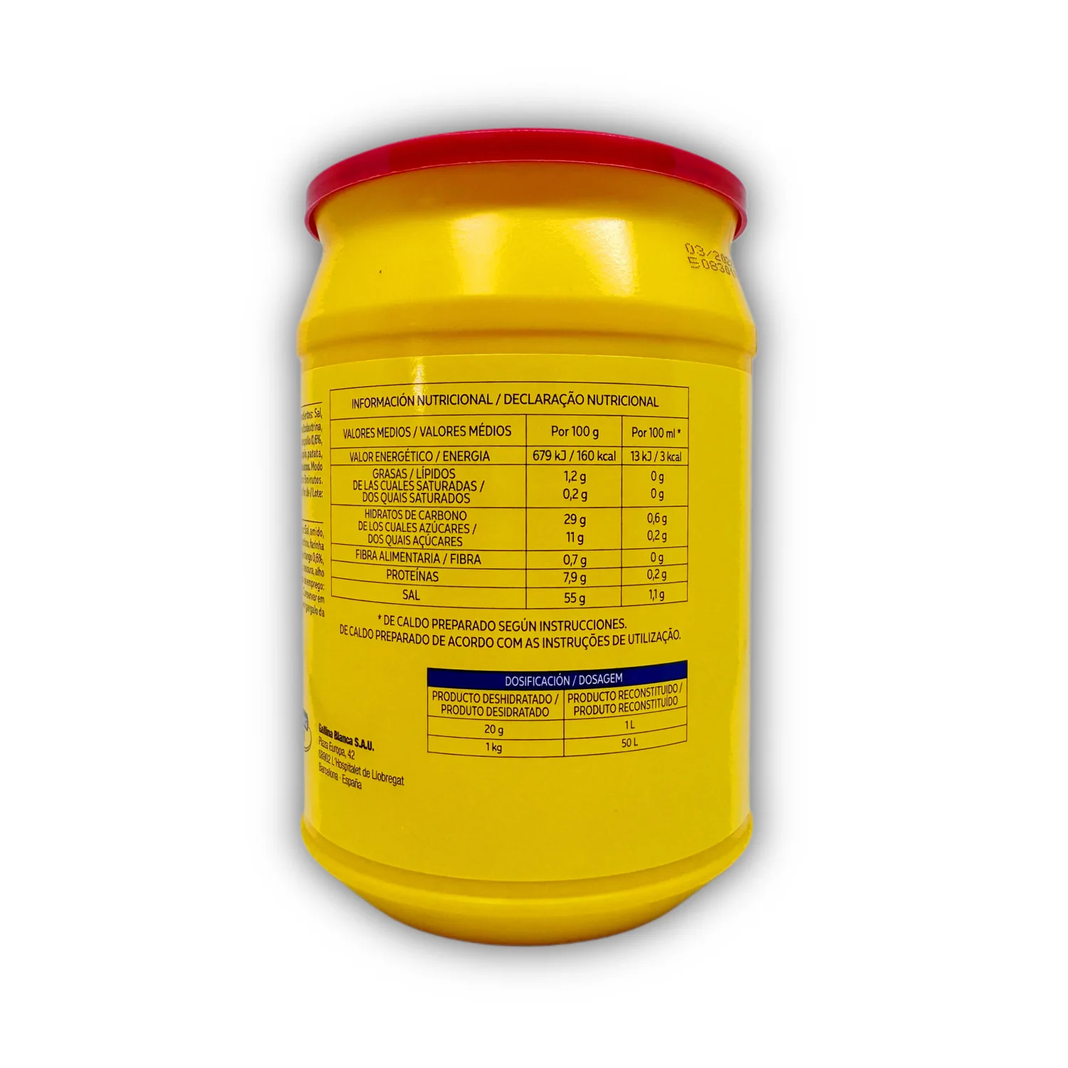 Avecrem chicken broth jar 1000 grams