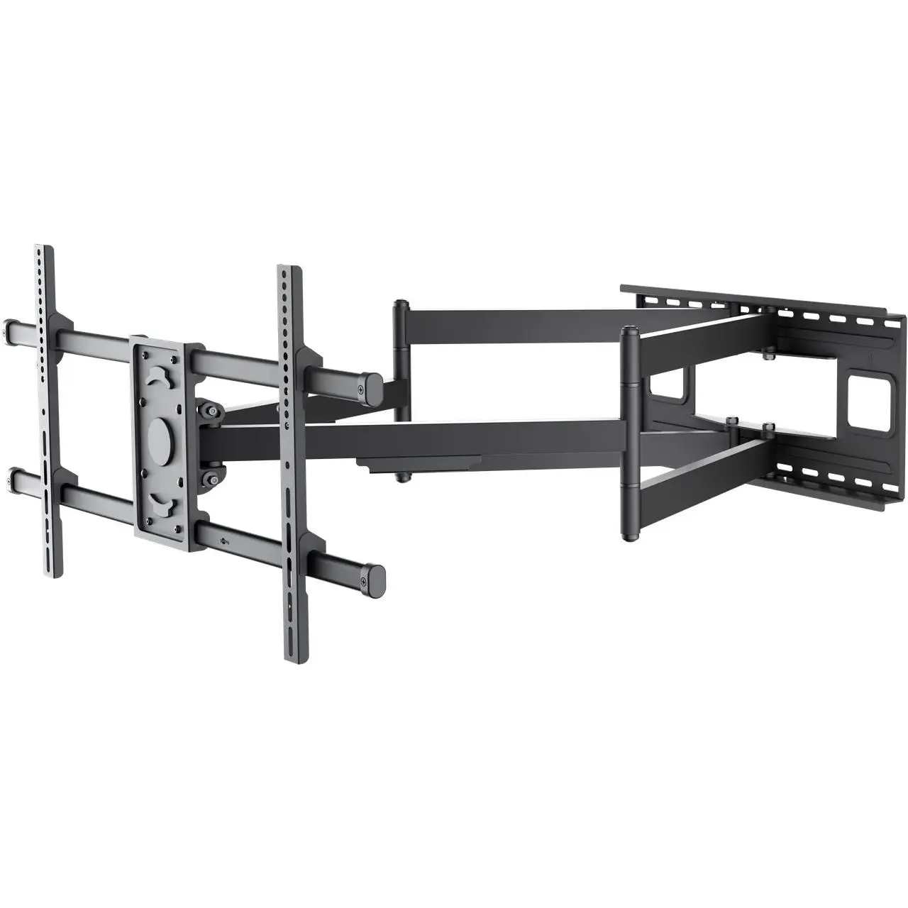 Soporte de pared para TV Wide Range Pro Fullmotion (XL), negro, soporte para televisores de 43 a 90 pulgadas (109 - 229 cm), máx. 80 kg, extensible hasta 104,5 cm, totalmente móvil: giratorio e