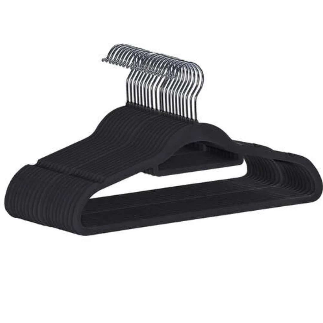 Perchas terciopelo antideslizantes  perchas resistentes de terciopelo  perchas ropa  perchas 45 cm x