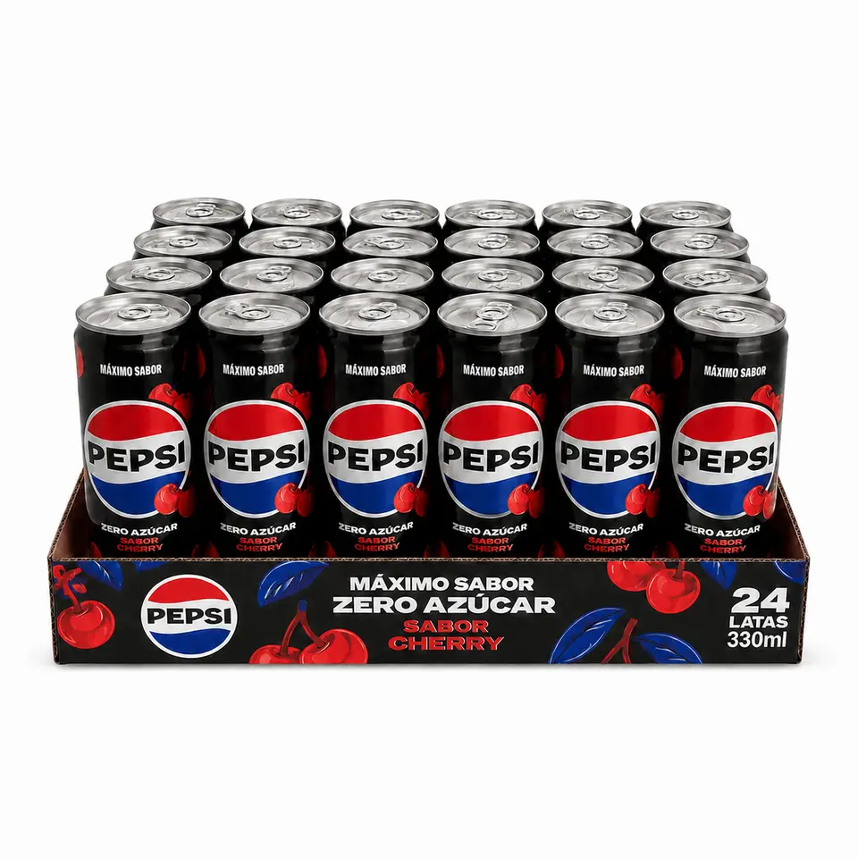 PACK 24 PEPSI CHERRY 330ML
