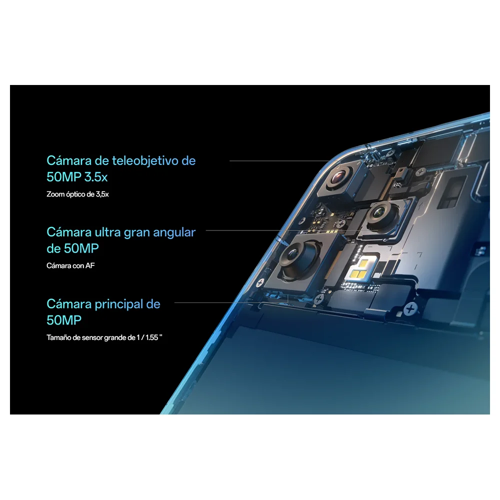 Teléfono - OPPO Reno 14 Pro 5G Smartphone, 12GB+512GB Móvil, MediaTek Dimensity 8450, Cámara 50MP+50MP+50MP con Al Fotografía Flash, Patalla 6.83" OLED FHD+ HDR10+, 4K HDR Video, AI Editor 2.0, Versión Global