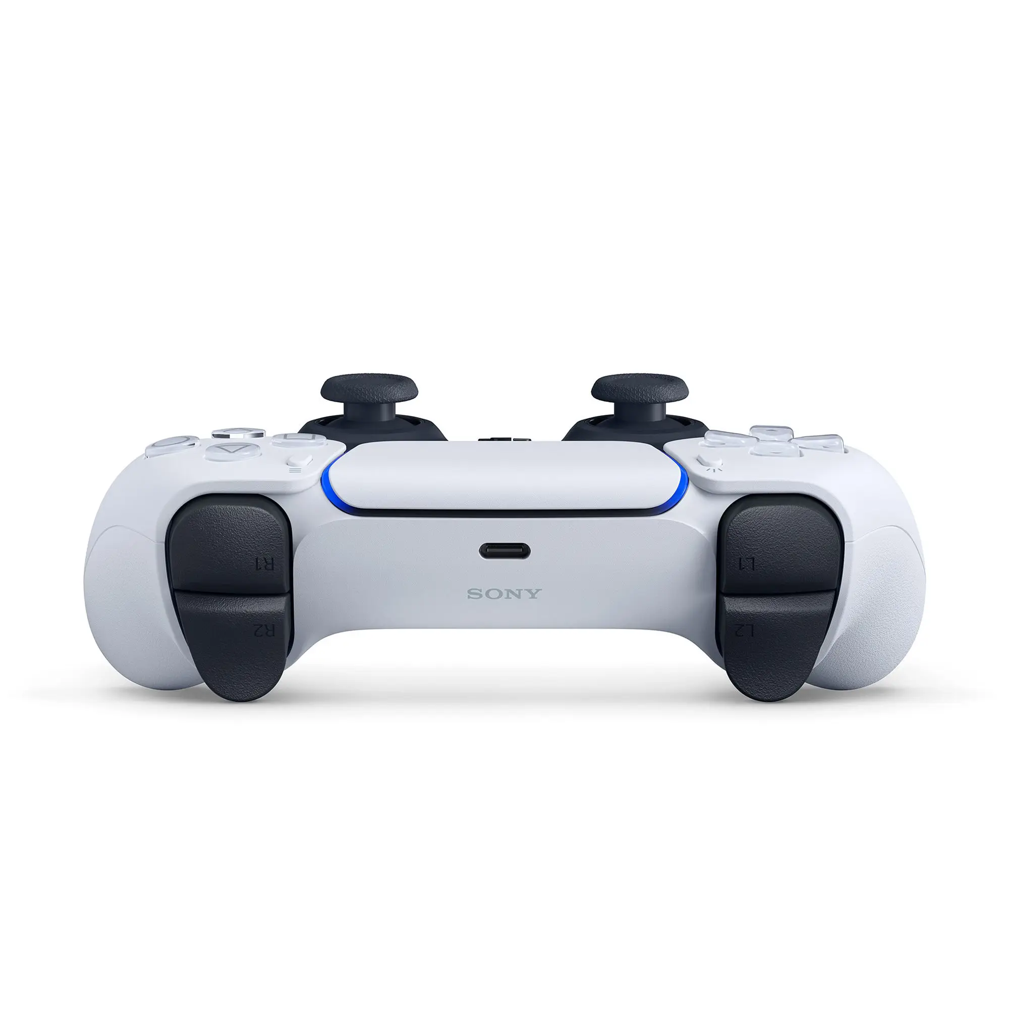 DualSense Wireless Controller PS5 White with Haptic Feedback, Adaptive Triggers, Motion Sensor, and Built-in Microphone for Immersive Gaming Experience. Compatible with PS5 Console.