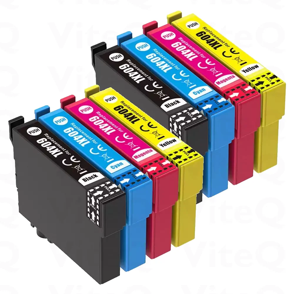 8x Cartuchos de tinta compatible Epson 604XL 604 XL para Epson XP2200, XP2205, XP3200, XP3205, XP4200, XP4205, WF2910, WF2930, WF2935, WF2950