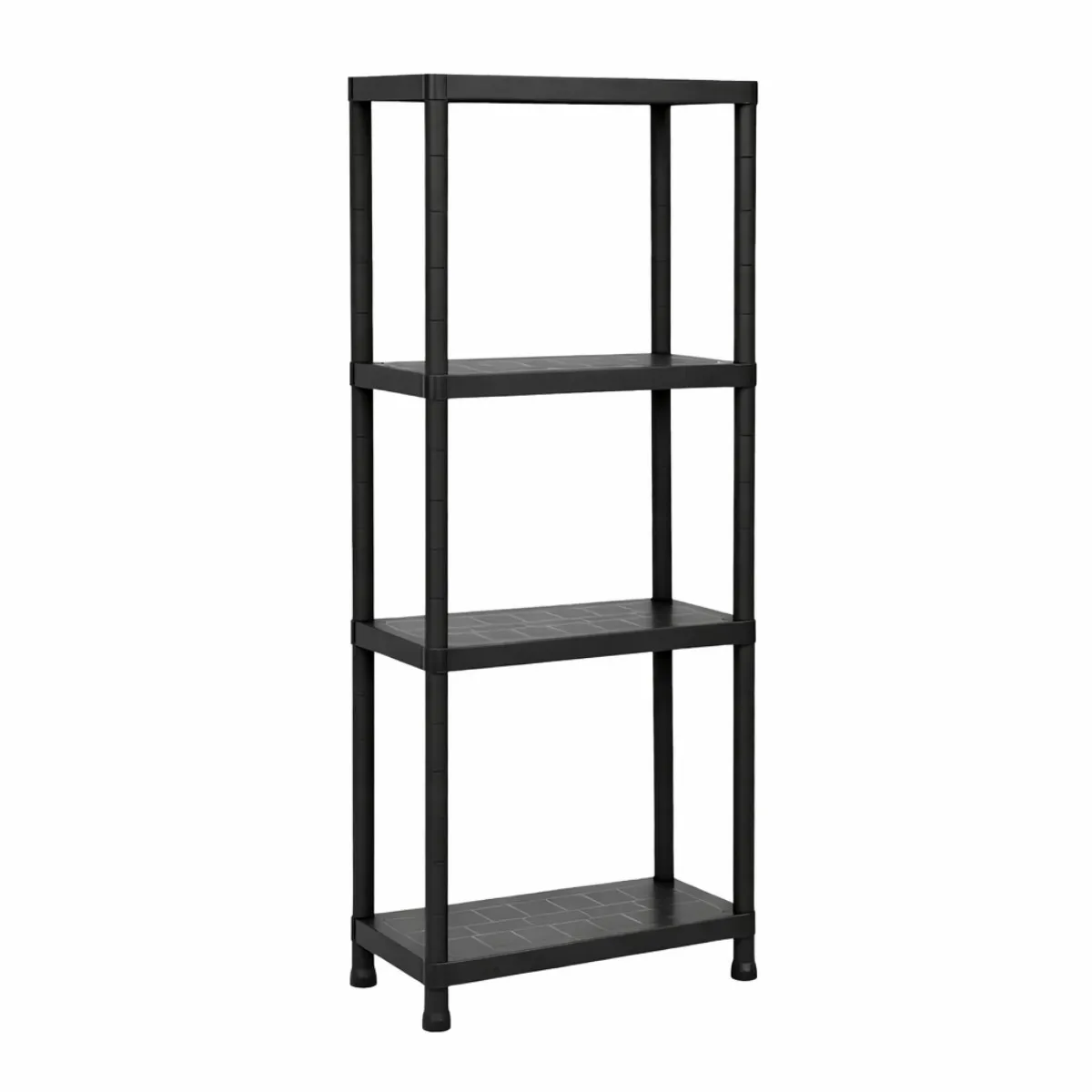 ZYLX SHOPPING - Estantería Plástica Multiusos 3, 4 o 5 Niveles 60×30 cm – Estantería de Almacenaje Resistente para Baño, Cocina, Garaje u Hogar