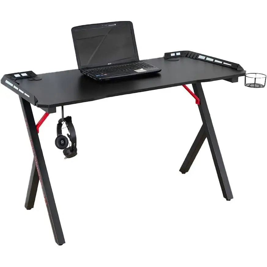 120x60cm Gaming table with carbon fiber effect Board, Gaming Gamer table.