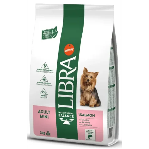 Libra Adult Mini Pienso Con Salmón Para Perros 3 Kg