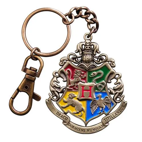 Noble Collection Colección Noble Llavero Con Escudo De Hogwarts De Harry Potter
