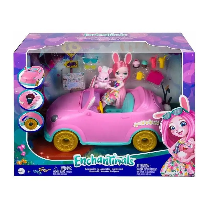 Mattel Enchantimals Bunnymovil-animal figures and games