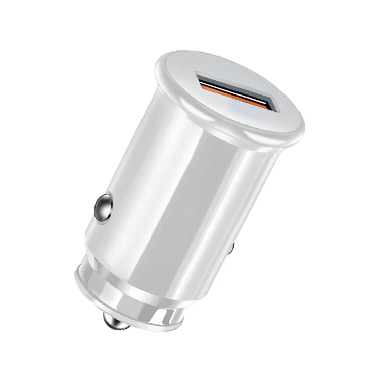 TEMCO Cargador de coche rápido USB Cargador de coche QC 3.0 Adaptador de cargador de coche de puerto único Compatible con encendedor de cigarrillos for cargar dispositivos con estándar USB Puerto